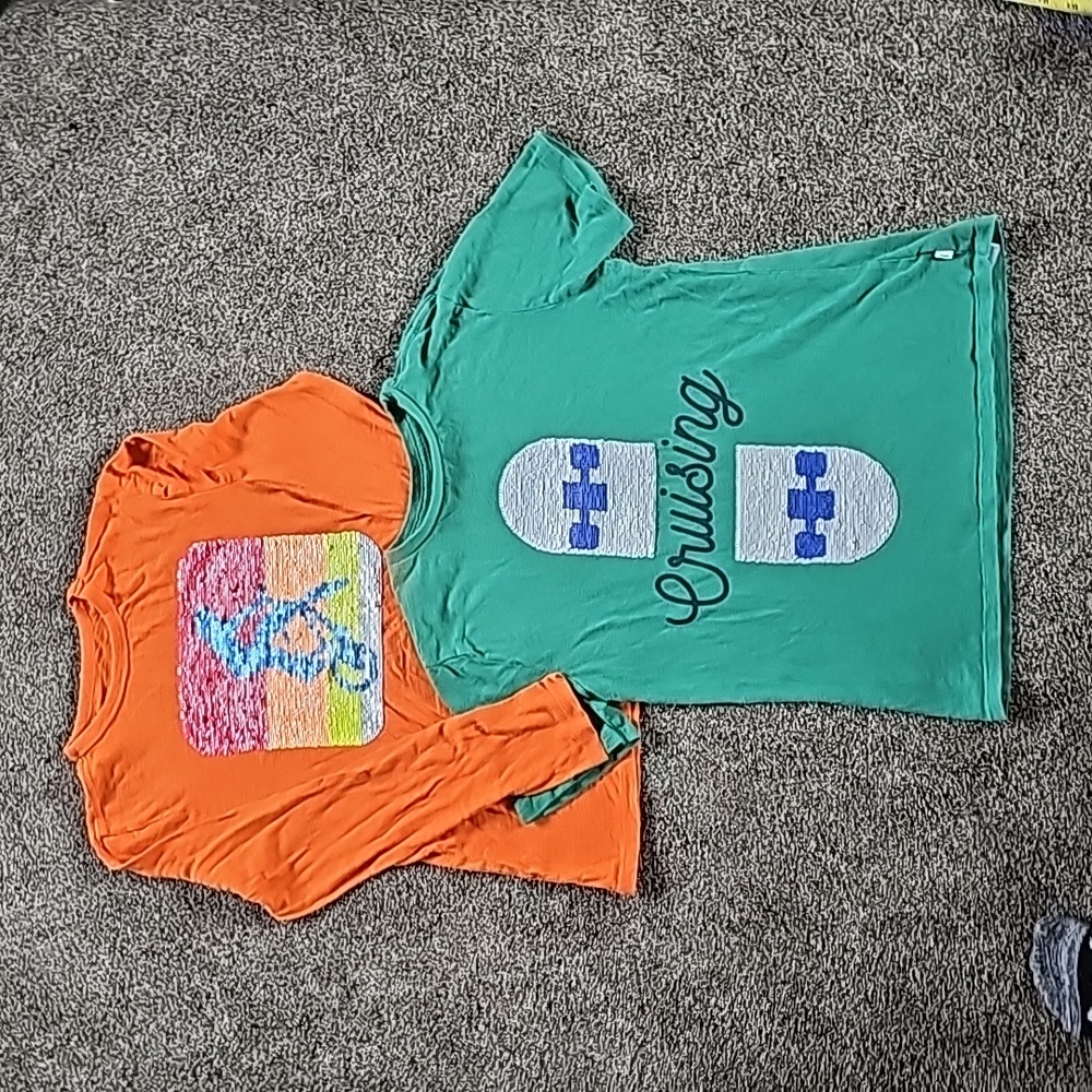 Boys bundle flippy sequined tees